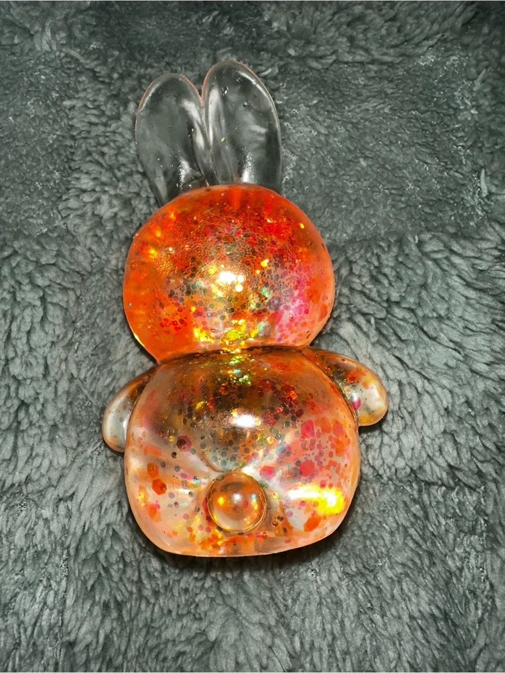 Decompression Orange Bunny Squishy Toy